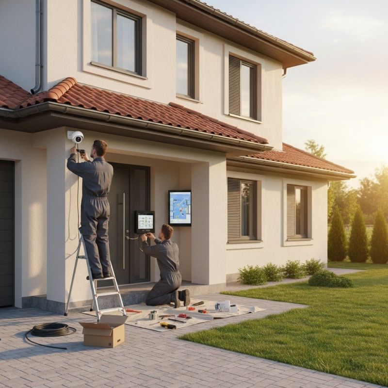 Security Camera Installation detail