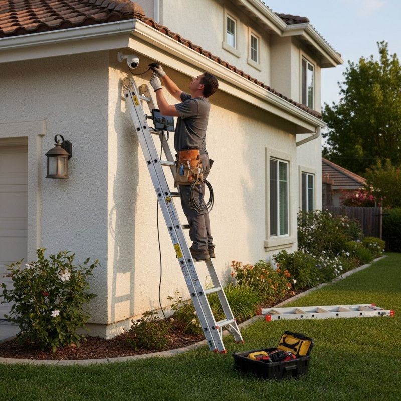 Surveillance Camera Installation detail